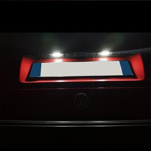 LED License Plate Light Bulb - Rear Tag Light 12V White Compatible with VW Golf II MK2 GTI Mk2 Compatible with Jetta A2 1983-1992 in Saudi Arabia