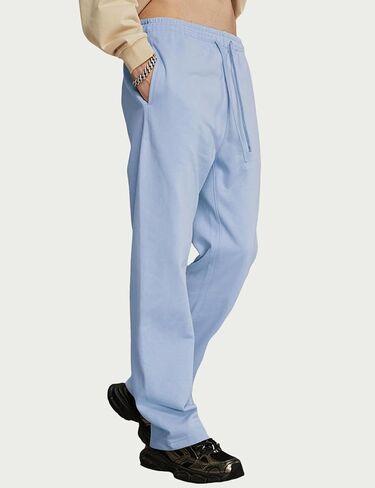 Yimoon Womens Wide Leg Sweatpants Elastic High Waist Baggy Barrel Pants Loose Fit Lounge Pants with Pockets in Saudi Arabia