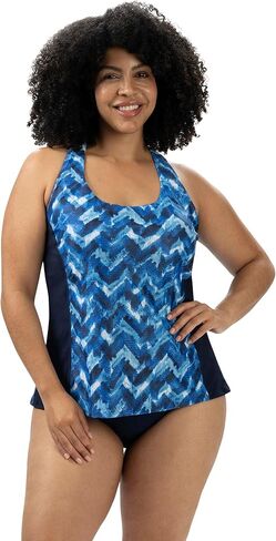 Dolfin Aquashape Women's Tankini Top - Twist Twist Back Swimsuit منفصلة in Kuwait