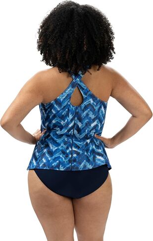 Dolfin Aquashape Women's Tankini Top - Twist Twist Back Swimsuit منفصلة in Kuwait