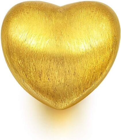 CHOW SANG SANG 999 24K Solid Gold Love Heart Shaped Charm Bracelet for Women 81322C in Saudi Arabia