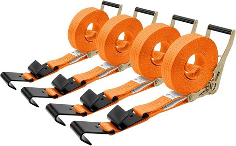 4Pack 2in 30ft Ratchet Strap Flat Hook Blue Heavy Duty Flatbed Straps for Trailer Tie Down Straps Box Truck Accessories Cargo Loading 10000lbs Breaking Load in Saudi Arabia