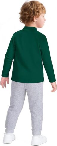 Toddler Boy Turtleneck T-Shirt Baby Boys Thermal Long Sleeve Shirt Cotton Tee Tops Size 18M-5T in Saudi Arabia