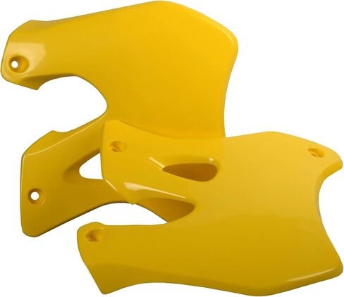 POLISPORT MOTOCROSS (MX) مجموعة بلاستيكية متماثلة لـ SUZUKI RM 125/250 (1996-98) دراجة ترابية-جودة OEM ، متينة ، مرنة ومثالية-أصفر/أبيض in Saudi Arabia