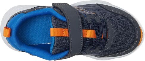 Saucony Wind 3.0 Alternative Closure (Little Big Kid) Sneaker, Navy/Peel, 12 X-Wide US Unisex in Saudi Arabia