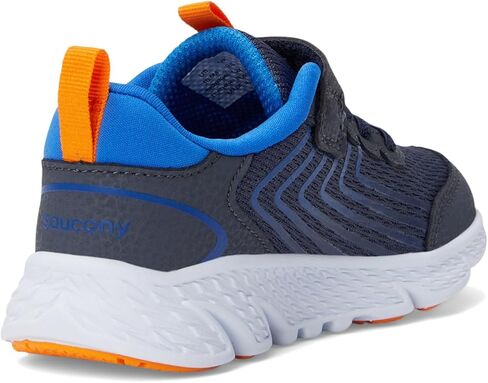 Saucony Wind 3.0 Alternative Closure (Little Big Kid) Sneaker, Navy/Peel, 12 X-Wide US Unisex in Saudi Arabia
