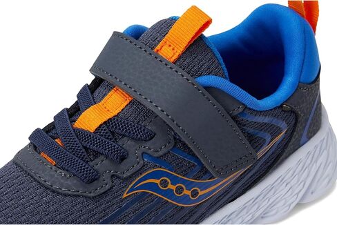 Saucony Wind 3.0 Alternative Closure (Little Big Kid) Sneaker, Navy/Peel, 12 X-Wide US Unisex in Saudi Arabia