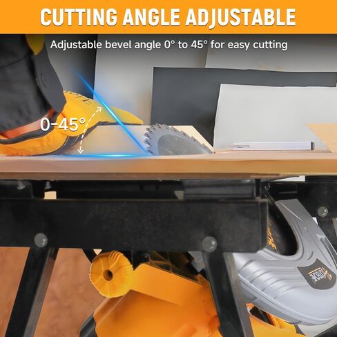 Hoteche 3-3/8-Inch Mini Circular Saw 5A Multifunctional Portable Saw with 3pcs Blades for Metal, Wood and Tile Cutting in Saudi Arabia