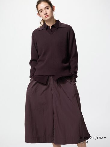 Uniqlo Washable Knit Ribbed Polo Sweater in Saudi Arabia