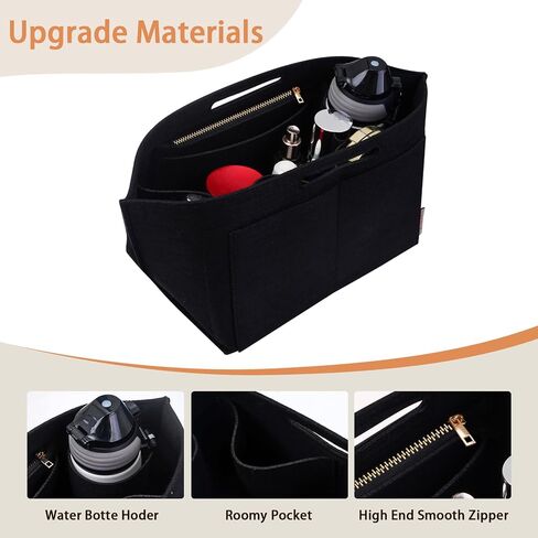ZTUJO Purse Organizer Insert For Longchamp Le Pliage, Premium Felt Longchamp Purse Organizer Insert Small Medium Large, Tote Organizer Insert (Navy Blue, Large For Top Handle M And Shoulder Bag L) in Kuwait