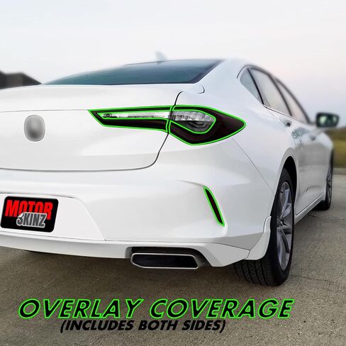 Slickmod Precut Vinyl Smoke Lint لعام 2021-2022 Acura Tlx Tail Light (2. in Kuwait