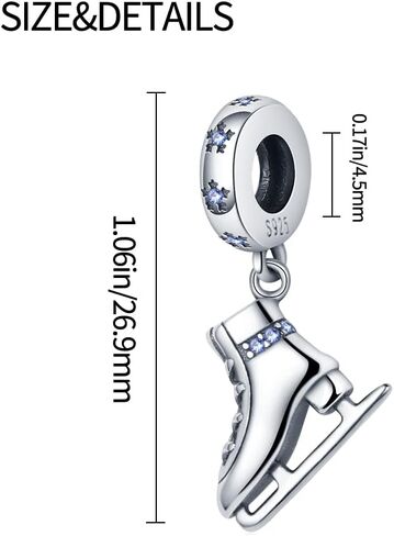 Classic Charms For Women 925 Sterling Silver Charms Pendant Beaded Gift fit Pandora Bracelets, Can Be Matched For Women in Kuwait