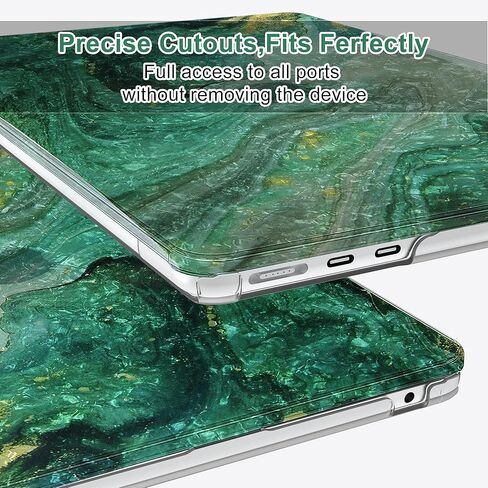 B BELK Compatible with MacBook Air 13 inch Case 2024 2023 2022 M3 M2 A3113 A2681 Liquid Retina Display, Plastic Hard Shell Case for MacBook Air 13.6 inch+Keyboard Cover+Screen Protector, Pink Marble in Kuwait