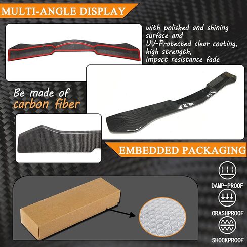 MCARCAR KIT Carbon Fiber Front Bumper Lip Fits for Alfa Romeo Giulia Sport Sedan 2016-2021Chin Spoiler Splitter Protector Air Dam Chin Diffuser Factory Outlet in Saudi Arabia