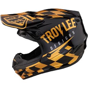 Troy Lee Designs SE4 Polyacrylite Midnight Motocross Helmet W/MIPS - Full Face Offroad Motorcycle Dirt Bike ATV Powersports Dual Sport Racing Helmet - Mens Womens Unisex (White, MD) in Saudi Arabia