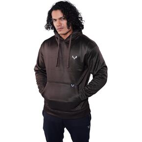 Men's Fleece Pullover Hoodie – Water-Resistant, Windbreaker, Quick-Dry, Warm, Kangaroo Pocket, Designer Hood in Kuwait