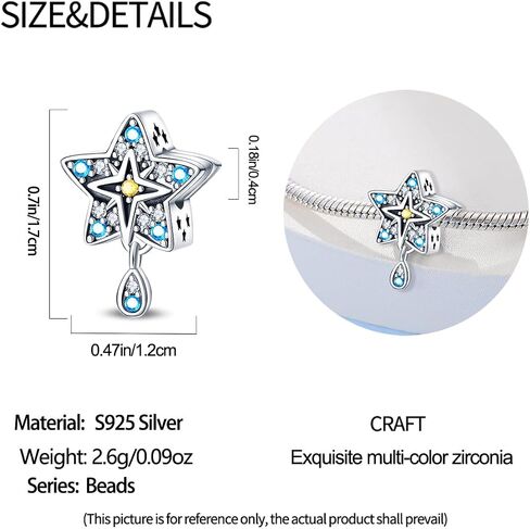 Classic Charms For Women 925 Sterling Silver Charms Pendant Beaded Gift fit Pandora Bracelets, Can Be Matched For Women in Kuwait