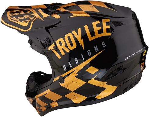 Troy Lee Designs SE4 Polyacrylite Midnight Motocross Helmet W/MIPS - Full Face Offroad Motorcycle Dirt Bike ATV Powersports Dual Sport Racing Helmet - Mens Womens Unisex (White, MD) in Saudi Arabia