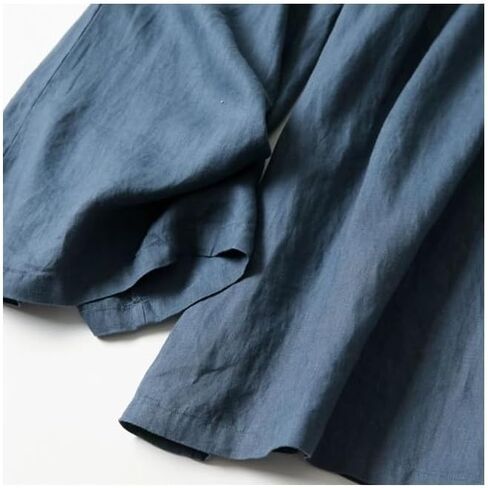 Women's Cotton Linen Palazzo Pants Wide Leg Flowy Loose Fit Gauze Casual Summer Outfit Elastic Waist with Pockets in Saudi Arabia