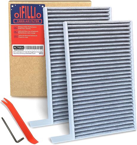 Cabin Air Filter HEPA Air Intake Filter Fits for Tesla Model Y 2020-2024, Designed for Biochemical Defense Mode, Replace 110768100A,165837500A, 165837600A with tools in Kuwait