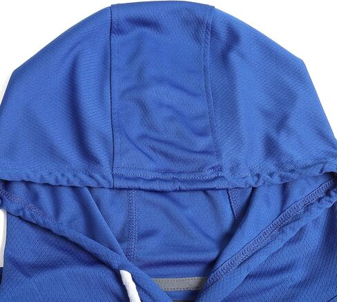 DEHANER Mens Lightweight Athletic Short Sleeve Hoodies Workout Sport Sweatshirts Solid Color Pullover Dry Fit T-Shirts in Kuwait