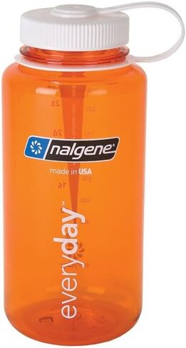 Nalgene Tritan Wide Mouth BPA-Free Water Bottle, Blue w/Black Cap, 32-Ounces in Saudi Arabia