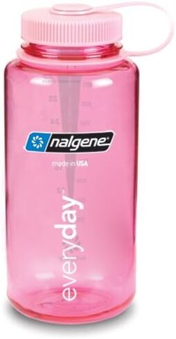Nalgene Tritan Wide Mouth BPA-Free Water Bottle, Blue w/Black Cap, 32-Ounces in Saudi Arabia