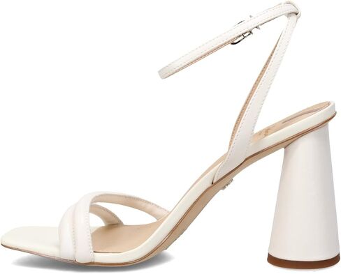 Sam Edelman Women's Kia Heeled Sandal, Bright White, 6.5 in Saudi Arabia