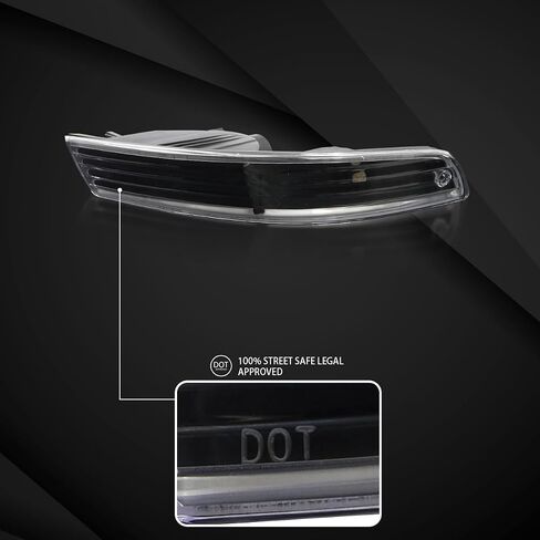 AutoZensation متوافق مع Acura Integra 1994-1997 ، Lack Housing Clear Clear Mosts ، L+R Assembly Assembly in Kuwait