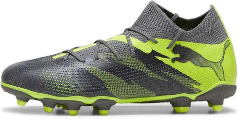 حذاء PUMA Future 7 Match Rush للأرضيات الصلبة/الأرضيات الاصطناعية (للأطفال الصغار/الأطفال الكبار) رمادي قوي/رمادي داكن بارد/ليموني كهربائي 2.5 طفل صغير M in Saudi Arabia
