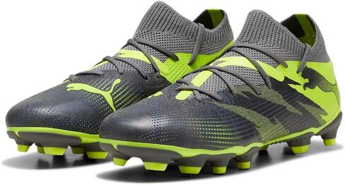 حذاء PUMA Future 7 Match Rush للأرضيات الصلبة/الأرضيات الاصطناعية (للأطفال الصغار/الأطفال الكبار) رمادي قوي/رمادي داكن بارد/ليموني كهربائي 2.5 طفل صغير M in Saudi Arabia