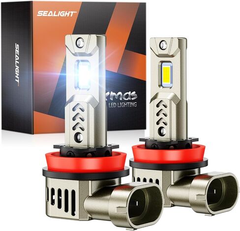 مصباح LED الذي تمت ترقيته H13 ، 900 ٪ Super Bright 9008 Light ، 1: 1 الحجم الصغير لا يوجد محول مطلوب ، 6500 ألف أبيض ، غير قطبي ، 9008 مصابيح الضباب LED ، قابس ولعب ، حزمة 2 in Saudi Arabia