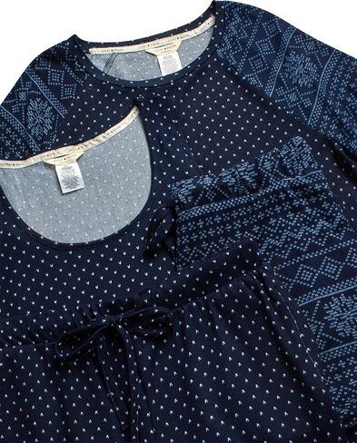 Lucky Brand Ladies' 4-Piece Pajama Set (as1, alpha, x_l, regular, regular, Leopard) in Saudi Arabia