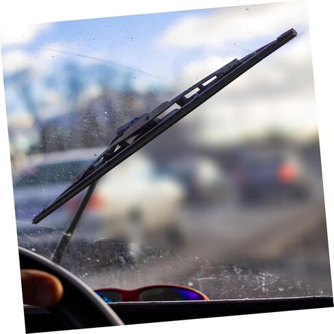 Cabilock 2pcs Auto Windscreen Wiper Rubber Strips Durable Black Wiper Stripe for Easy Replacement Compatible with Cars Performance in Saudi Arabia