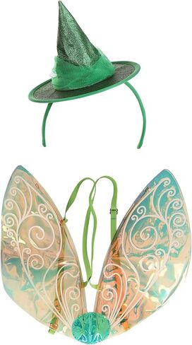 Disney Fauna the Fairy Headband and Wings Kit - Glitter Hat with Tulle Band and Adjustable Vinyl Wings in Saudi Arabia