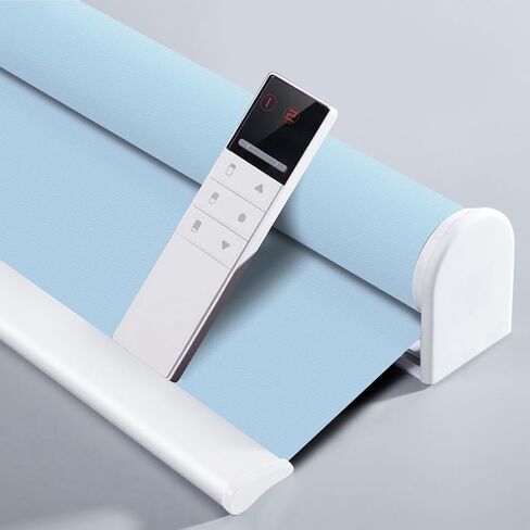 Zshine Window Window Window Thuilds تخصيص العرض (23-95 بوصة) التحكم عن بعد اللاسلكي وقابل لإعادة الشحن الستائر في النوافذ ، المنزل ، المكتب ، الفندق ، النادي ، مطعم (82010 جرام) in Kuwait