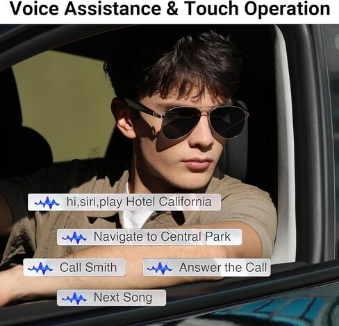نظارات بلوتوث ذكية للمساعدة الصوتية في السيارات، والمكالمات والرسائل النصية بدون استخدام اليدين in Kuwait