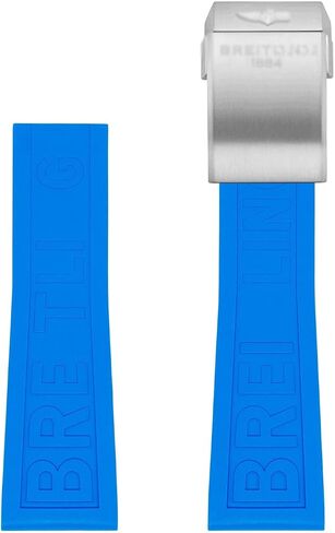 بالنسبة إلى Breitling Watchbands 22mm 24mm Rubber Watchband لـ Avenger Navitimer World Rubber Rubber Rubber Prote Black Diver Pro Rubber Strap مع مشبك in Kuwait