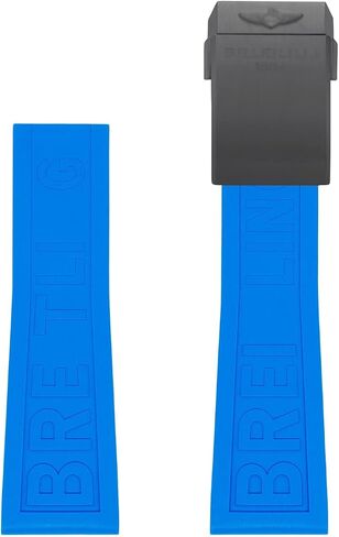 بالنسبة إلى Breitling Watchbands 22mm 24mm Rubber Watchband لـ Avenger Navitimer World Rubber Rubber Rubber Prote Black Diver Pro Rubber Strap مع مشبك in Kuwait
