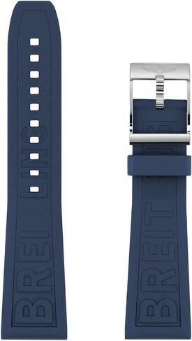 بالنسبة إلى Breitling Watchbands 22mm 24mm Rubber Watchband لـ Avenger Navitimer World Rubber Rubber Rubber Prote Black Diver Pro Rubber Strap مع مشبك in Kuwait