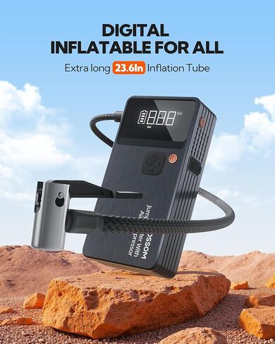 Car Battery Jump Starter, Battery Jump Box, Vehicle Jump Booster with Smart Jumper Cables,LED Light Emergency Car Kits for Vehicles,Arrancador Ae Batería in Kuwait