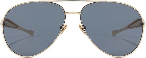 laureles Fashion Oversized Pilot Sunglasses Women Gold Champagne Lenses Metal Frame Eyewear Shades Female in Kuwait