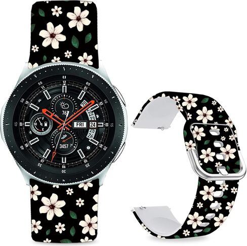 Mouse Theme Bands Compatible with Samsung Galaxy Watch 6/Watch 5/Watch 4/Watch 42mm/Watch 3 41mm/Active 2 44mm/Active 40mm/Gear Sport/S2 Classic/TicWatch 2 Fancy 20mm Cartoon Strap in Kuwait