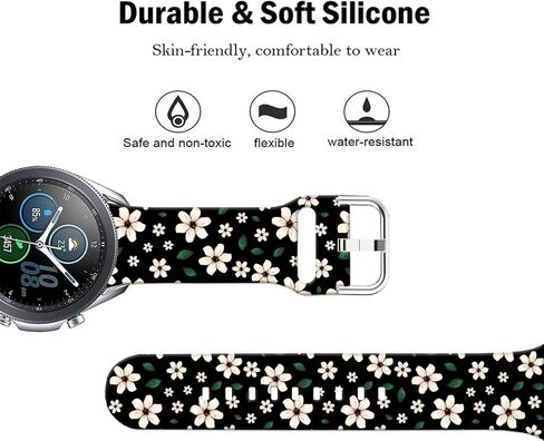 Mouse Theme Bands Compatible with Samsung Galaxy Watch 6/Watch 5/Watch 4/Watch 42mm/Watch 3 41mm/Active 2 44mm/Active 40mm/Gear Sport/S2 Classic/TicWatch 2 Fancy 20mm Cartoon Strap in Kuwait