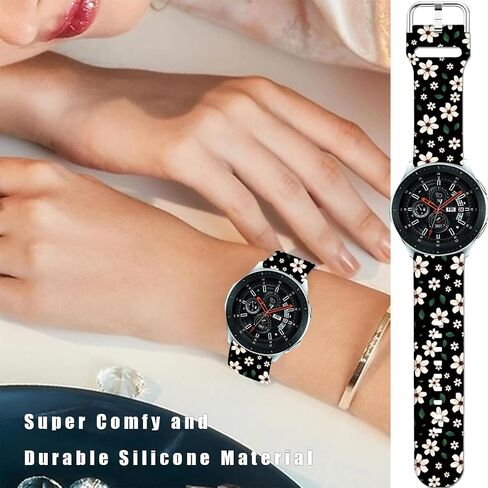 Mouse Theme Bands Compatible with Samsung Galaxy Watch 6/Watch 5/Watch 4/Watch 42mm/Watch 3 41mm/Active 2 44mm/Active 40mm/Gear Sport/S2 Classic/TicWatch 2 Fancy 20mm Cartoon Strap in Kuwait