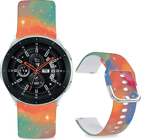 Mouse Theme Bands Compatible with Samsung Galaxy Watch 6/Watch 5/Watch 4/Watch 42mm/Watch 3 41mm/Active 2 44mm/Active 40mm/Gear Sport/S2 Classic/TicWatch 2 Fancy 20mm Cartoon Strap in Kuwait