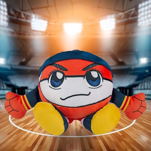 Bleacher Creatures Indian Fever مقاس 8 بوصات كوريشا كرة السلة جالسة من القطيفة - قطيفة ناعمة مستوحاة من تشيبي WNBA in Saudi Arabia