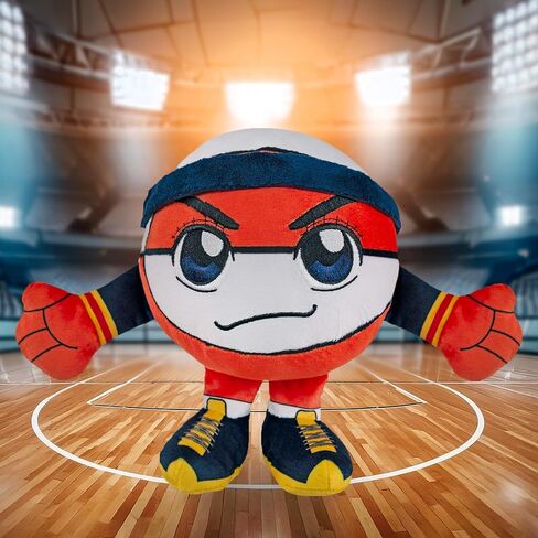 Bleacher Creatures Indian Fever مقاس 8 بوصات كوريشا كرة السلة جالسة من القطيفة - قطيفة ناعمة مستوحاة من تشيبي WNBA in Saudi Arabia