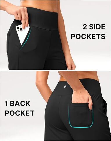 G Gradual Women's Bermuda Long Shorts 14" Knee Length Capris with Pockets High Waisted Athletic Casual Shorts for Women in Saudi Arabia