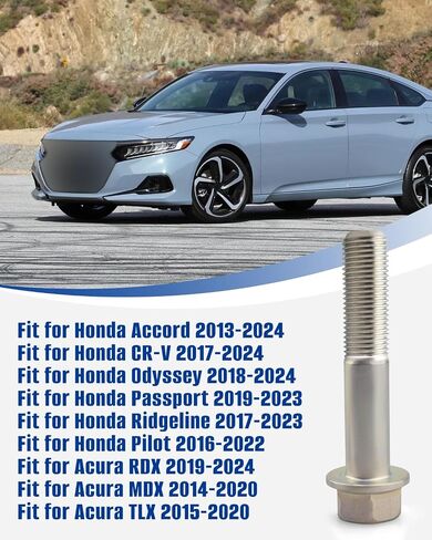 90120-T2A-A00 STRUTENT STRUT FLANGE MOUNT BOLT BORT BOLT ، M12X64 ، مناسب لـ Honda Accord CR-V CRV Passport Ridgeline Pilot for Acura RDX MDX TLX in Saudi Arabia